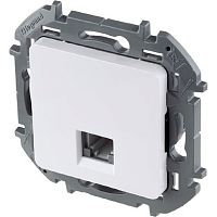 Розетка телефонная без рамки Legrand Inspiria 1-м. RJ11 белый картинка